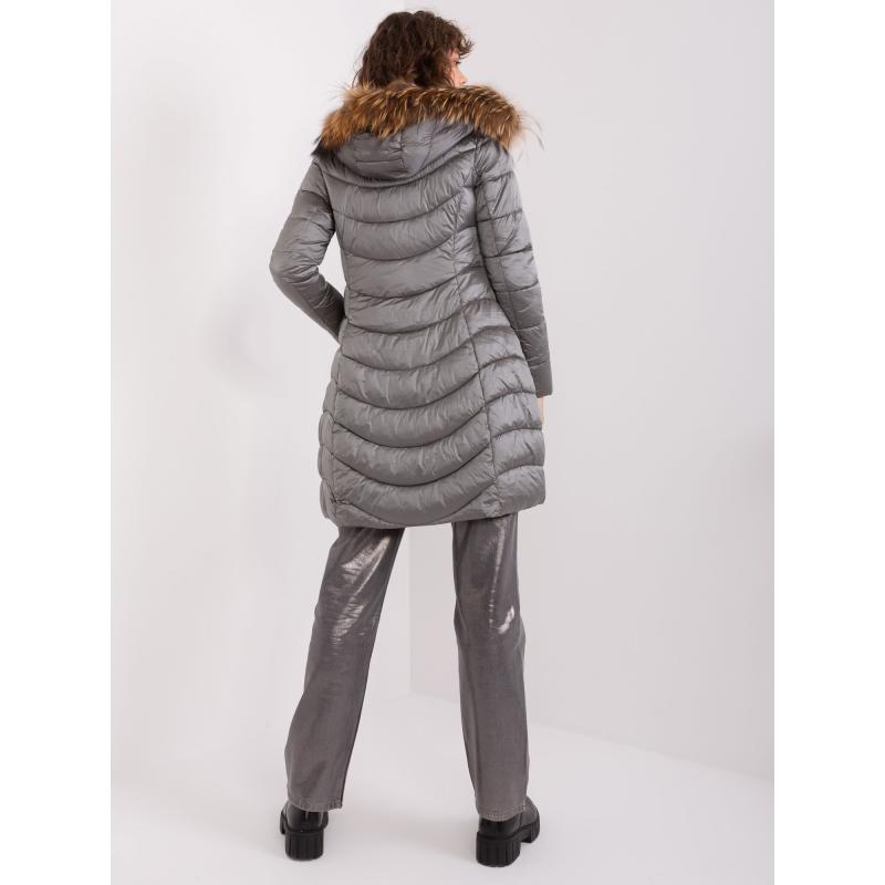 Dámska bunda SMURID tmavosivá