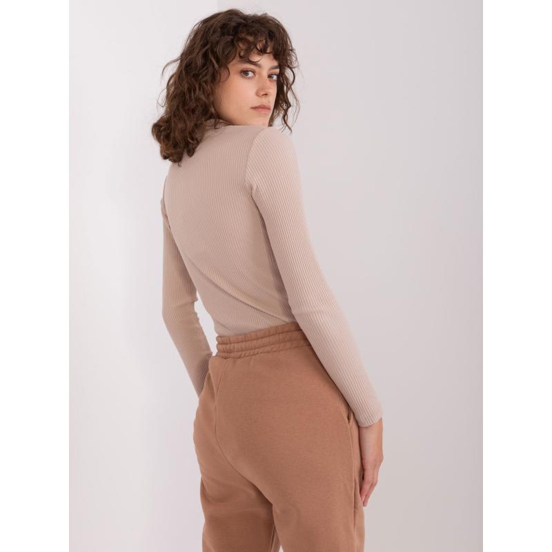 Dámská pruhovaná halenka BASIC FEEL GOOD béžová 