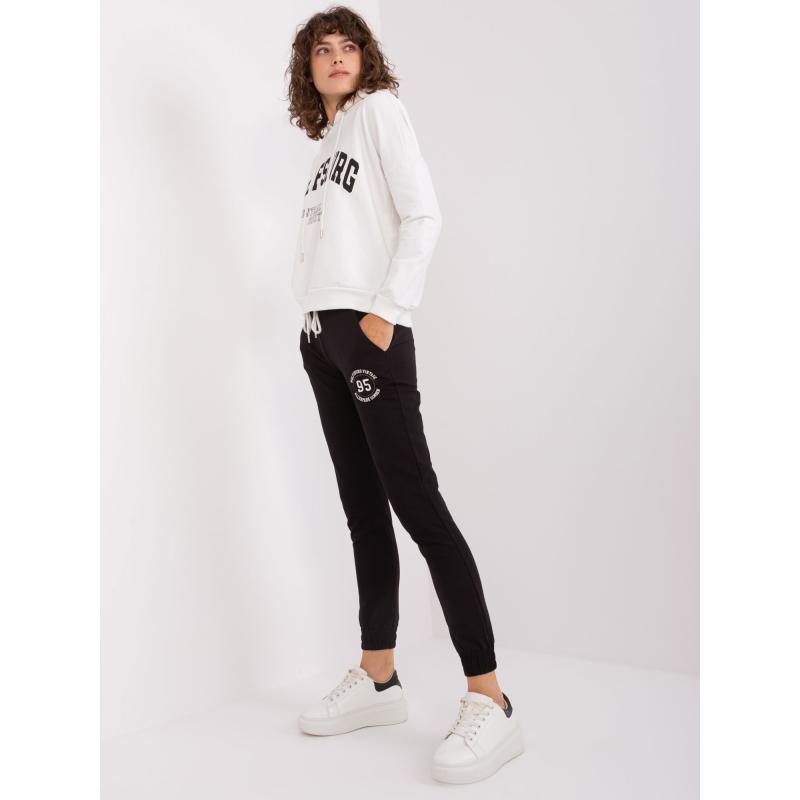 Dámská mikinová souprava NYSFA ecru-černá 