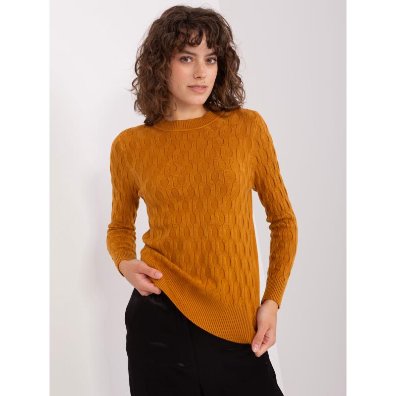 Dámský svetr ATA hořčicový 