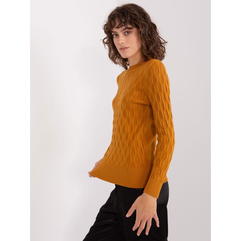 Dámský svetr ATA hořčicový 