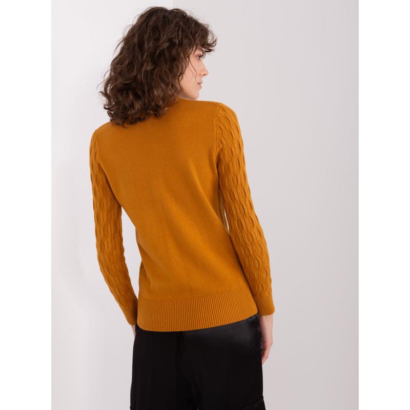 Dámský svetr ATA hořčicový 