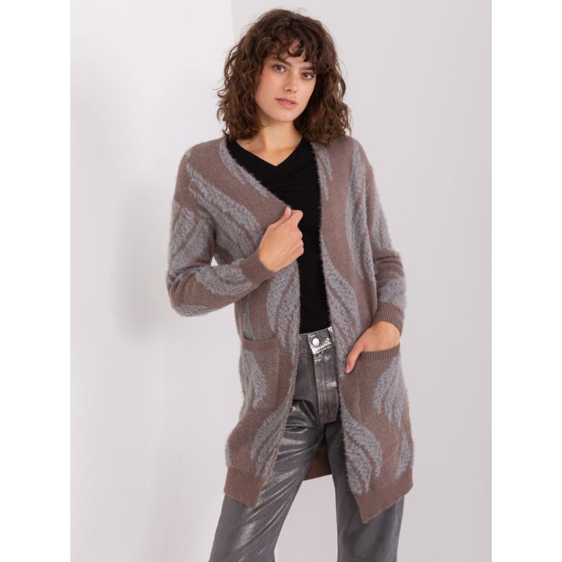 Dámský svetr NYTA tmavě hnědý 