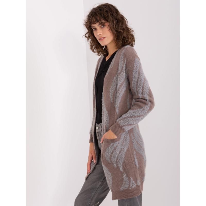 Dámský svetr NYTA tmavě hnědý 