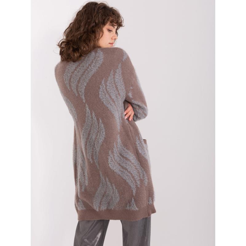 Dámský svetr NYTA tmavě hnědý 