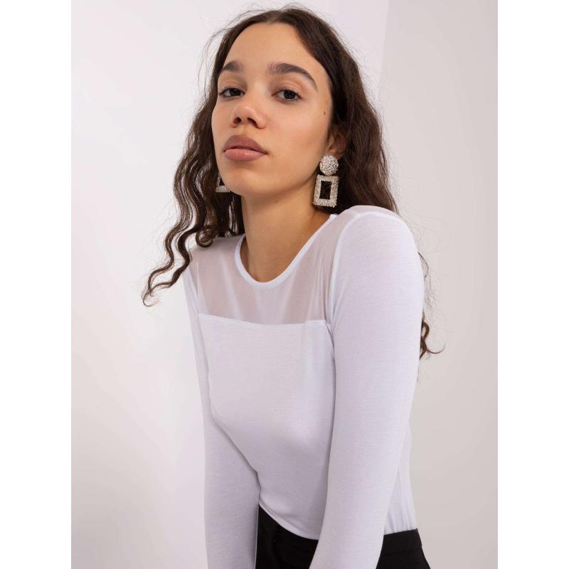 Női hosszú ujjú blúz BASIC FEEL GOOD fehér