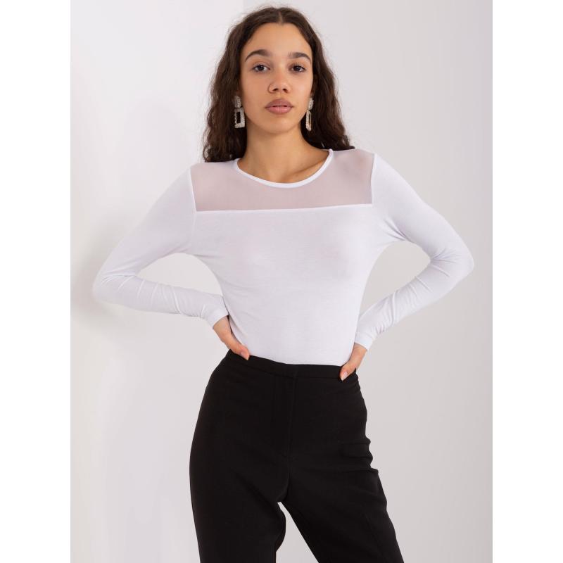 Női hosszú ujjú blúz BASIC FEEL GOOD fehér