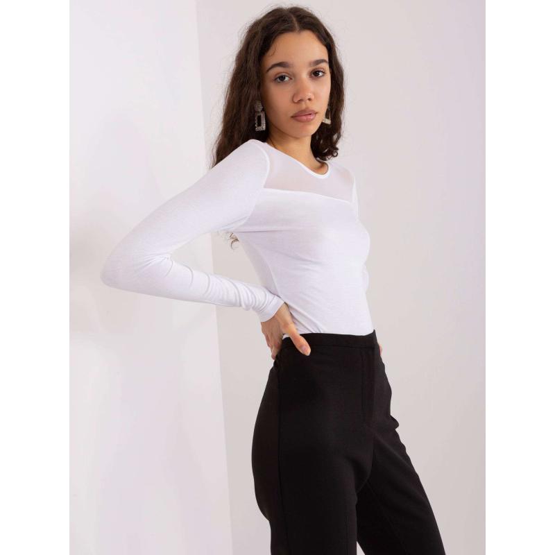 Női hosszú ujjú blúz BASIC FEEL GOOD fehér