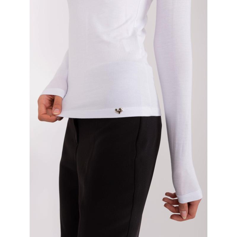 Női hosszú ujjú blúz BASIC FEEL GOOD fehér