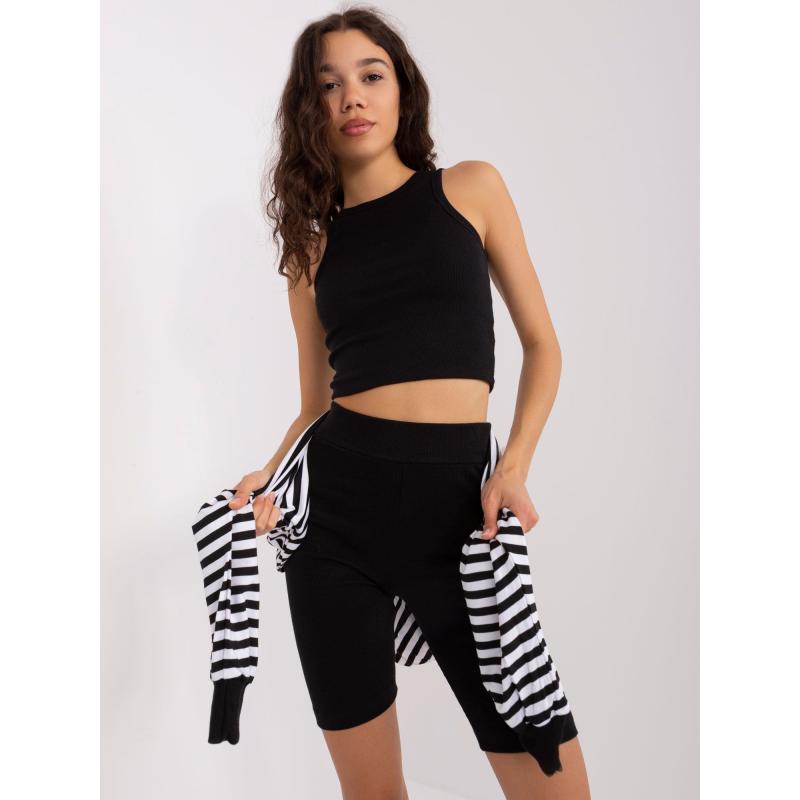 Dámsky voľnočasový komplet FREE čiernobiely