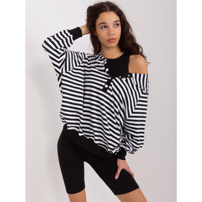 Dámsky voľnočasový komplet FREE čiernobiely