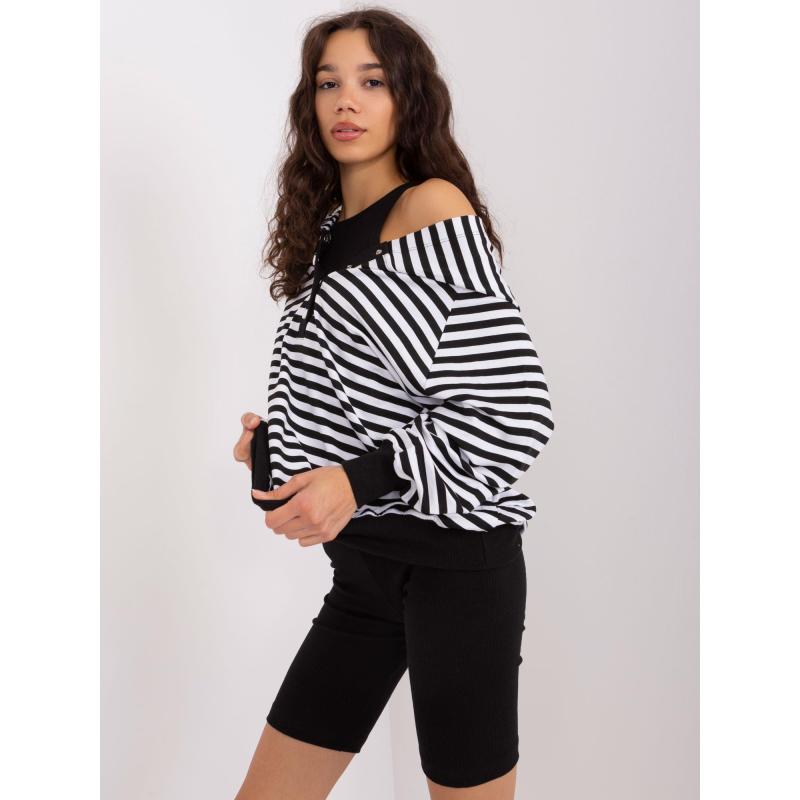 Dámsky voľnočasový komplet FREE čiernobiely