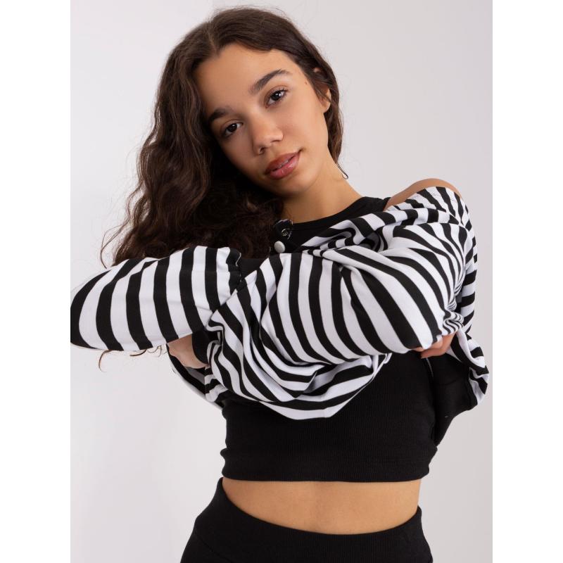 Dámsky voľnočasový komplet FREE čiernobiely