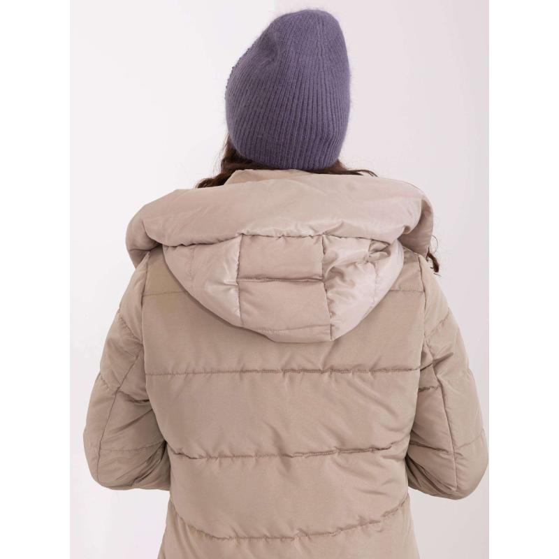 Dámská čepice s aplikací MATTA grafitová 