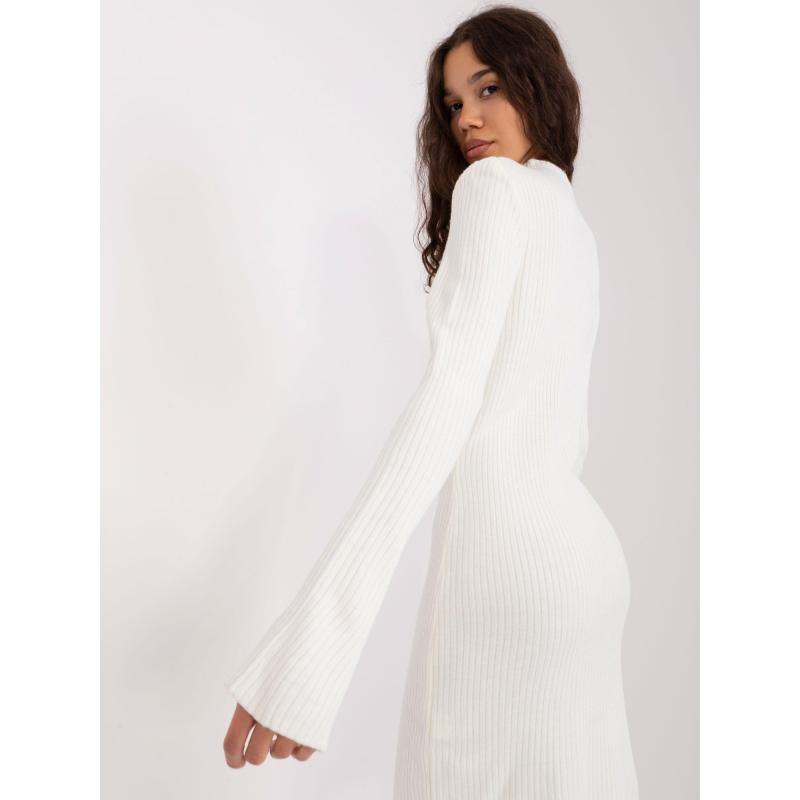Dámské šaty se zvonovými rukávy TERA ecru 