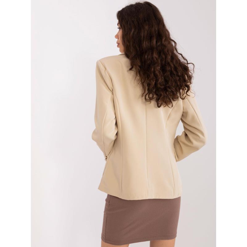 Dámská dvouřadová bunda OCH BELLA béžová 