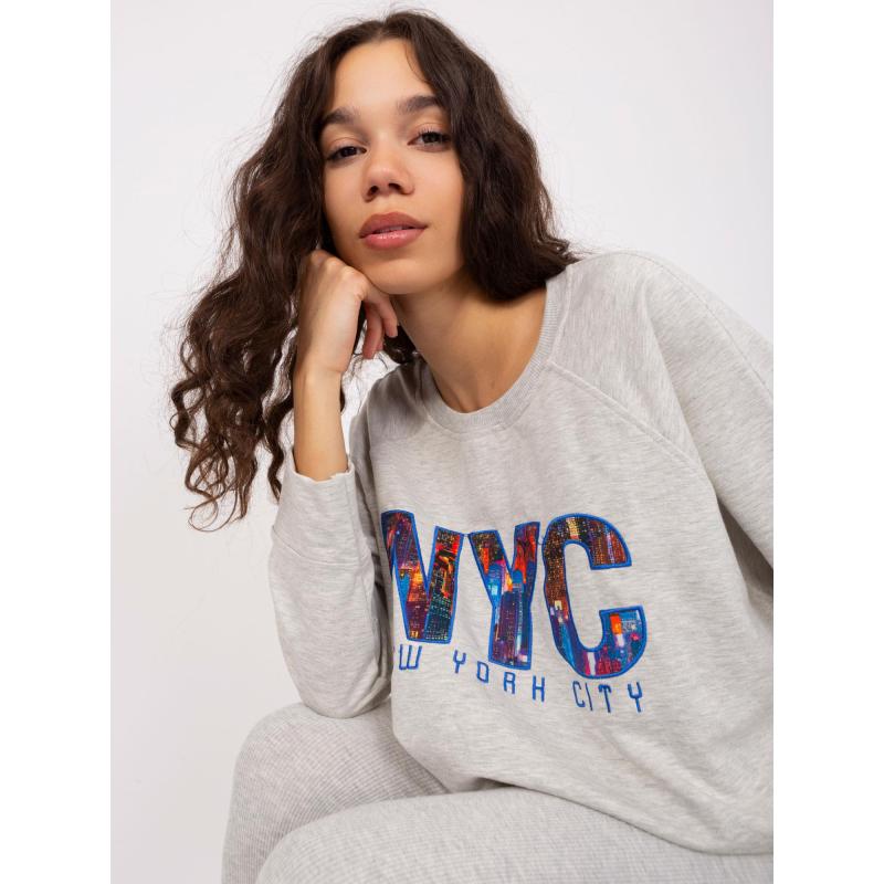 Dámská souprava pro volný čas s legínami MELA šedá 