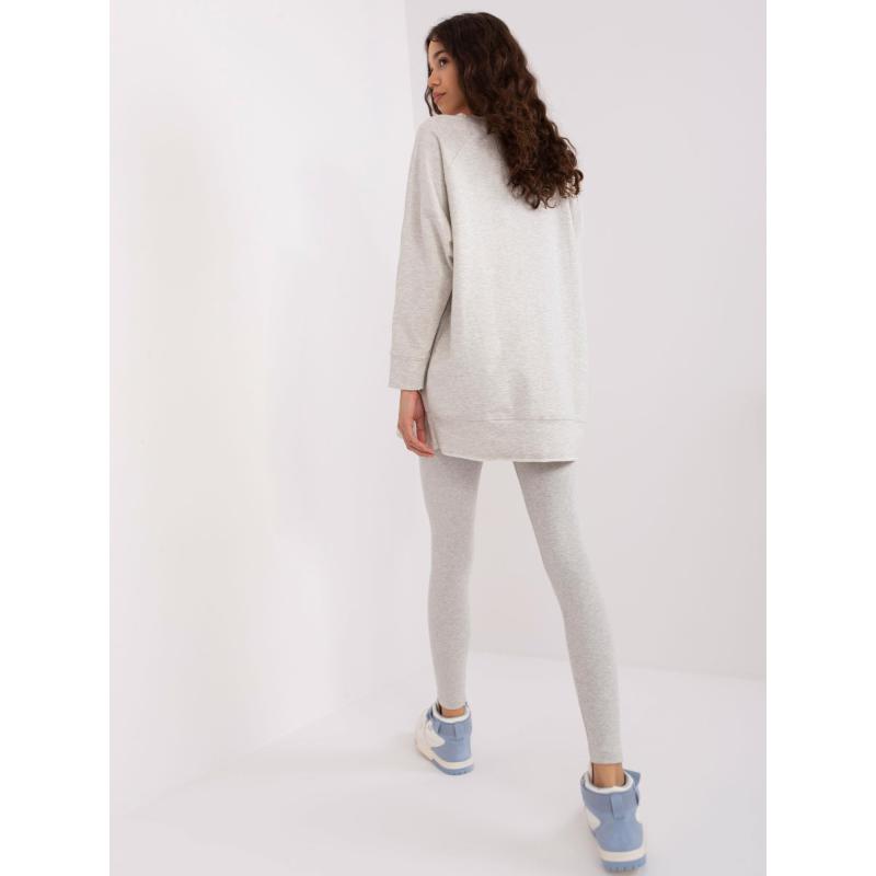 Dámská souprava pro volný čas s legínami MELA šedá 