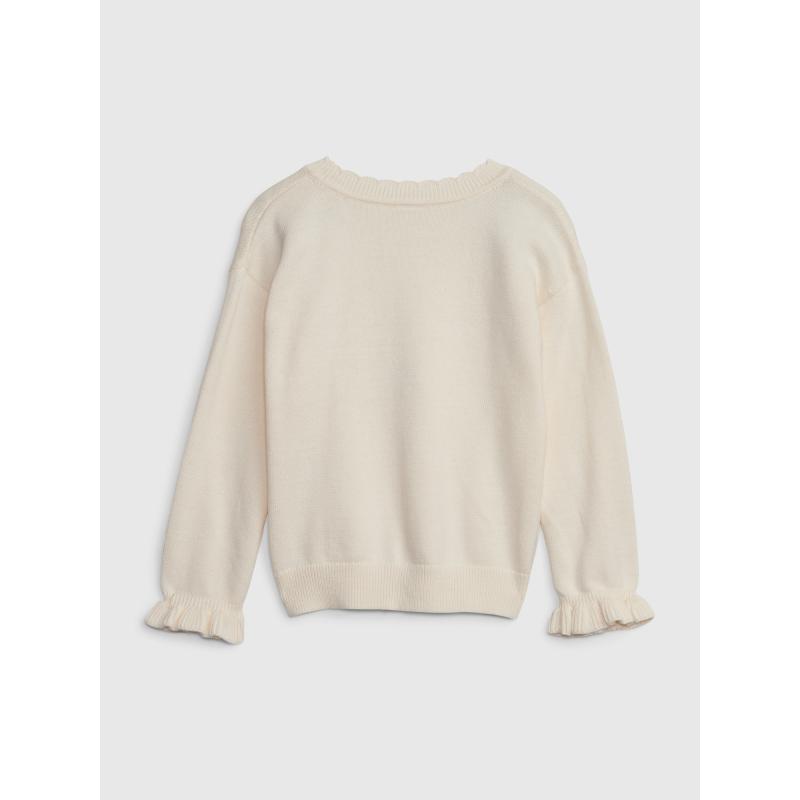 Gyermek pulóver fodros fodrokkal