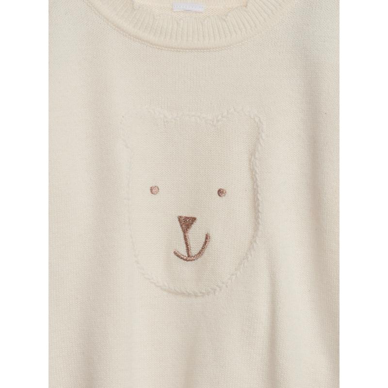 Gyermek pulóver fodros fodrokkal