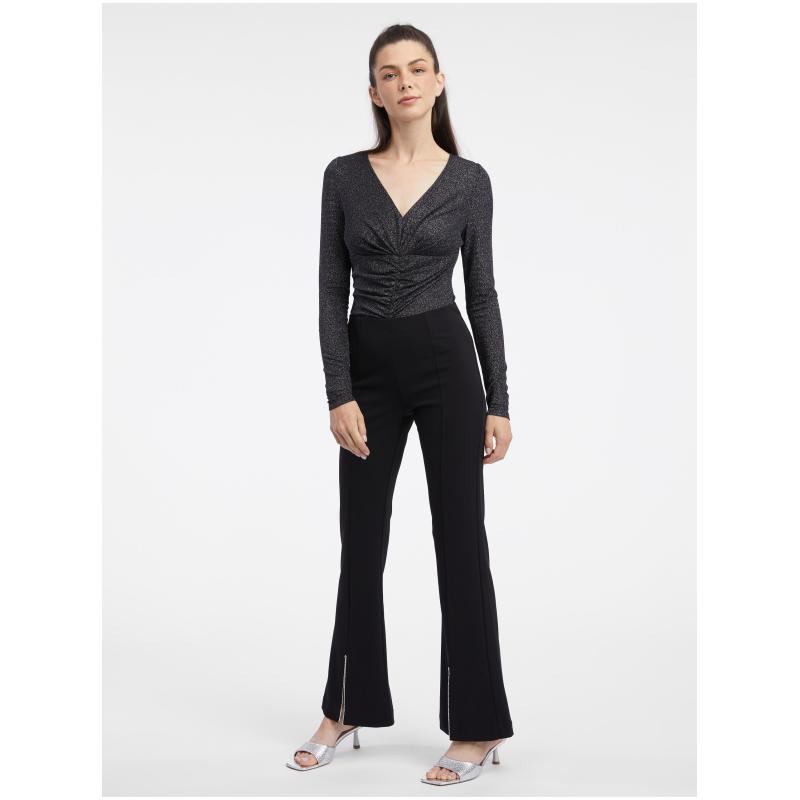 Sötétszürke női bodysuit