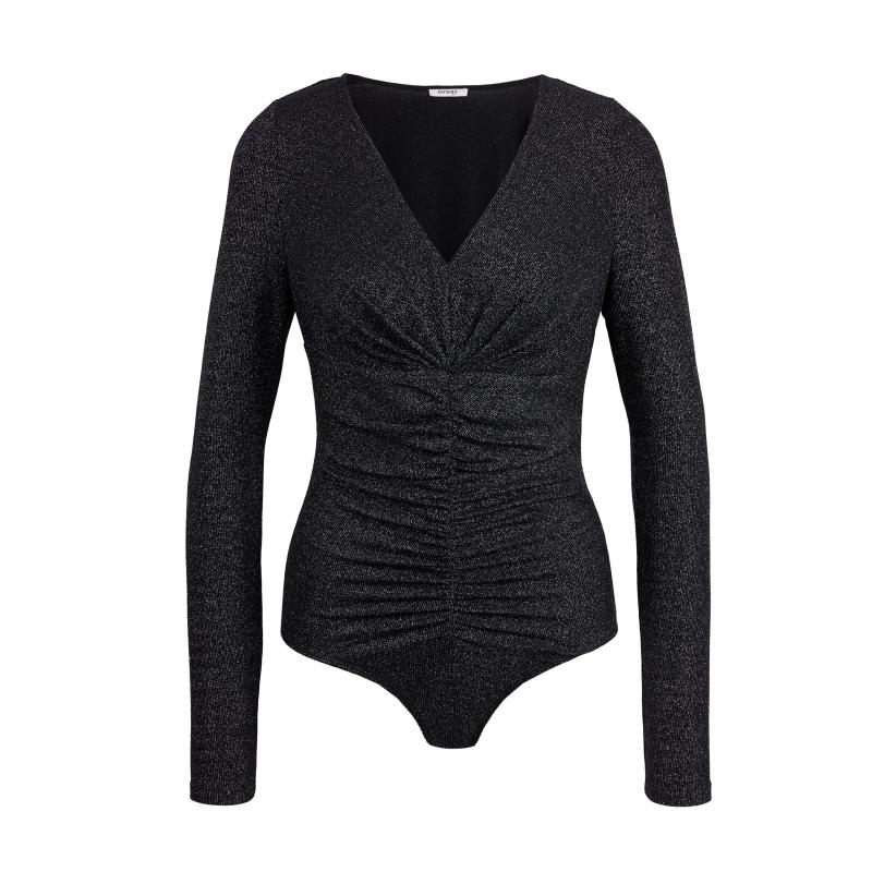 Sötétszürke női bodysuit