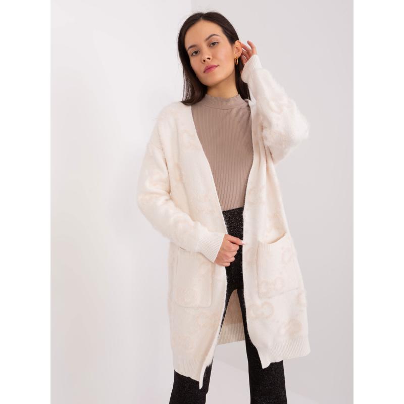 Dámský svetr z viskózy KELHA světle béžový  