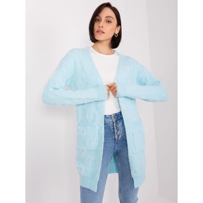 Dámský svetr LEIDA světle modrý 