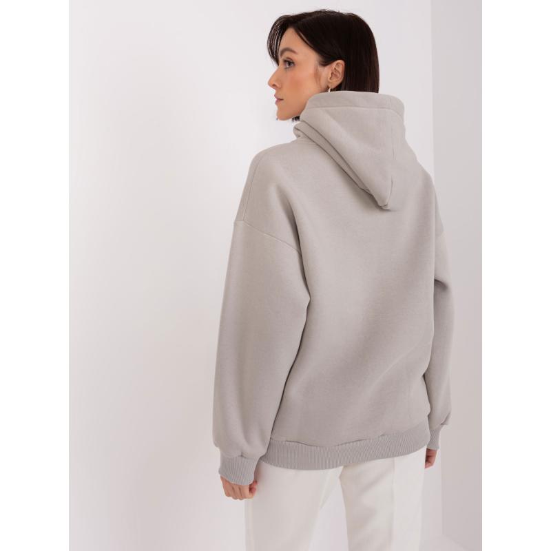 Női kapucnis pulóver ADLETA szürke
