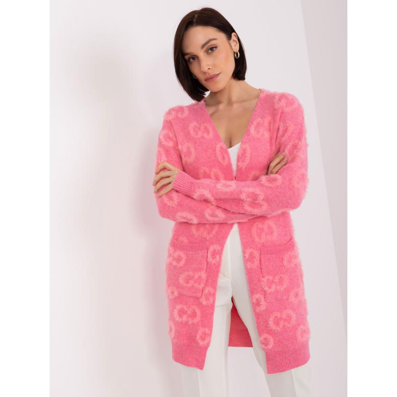 Női mintás pulóver AIDA pink