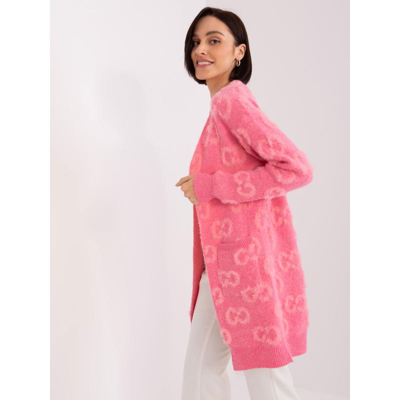 Női mintás pulóver AIDA pink