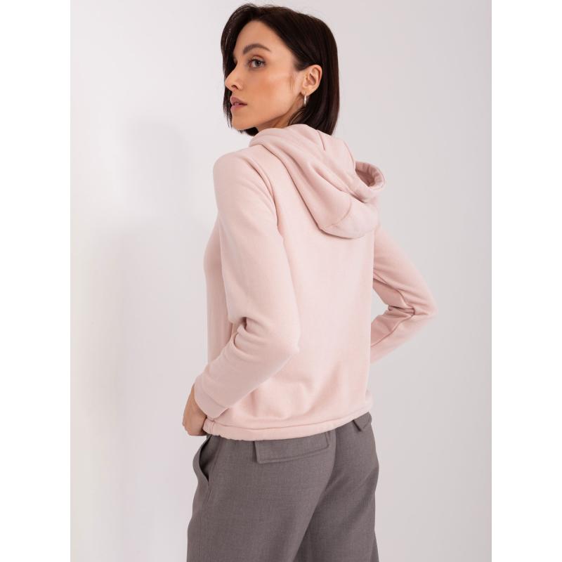Dámská mikina s kapucí SUBLEVEL světle růžová 