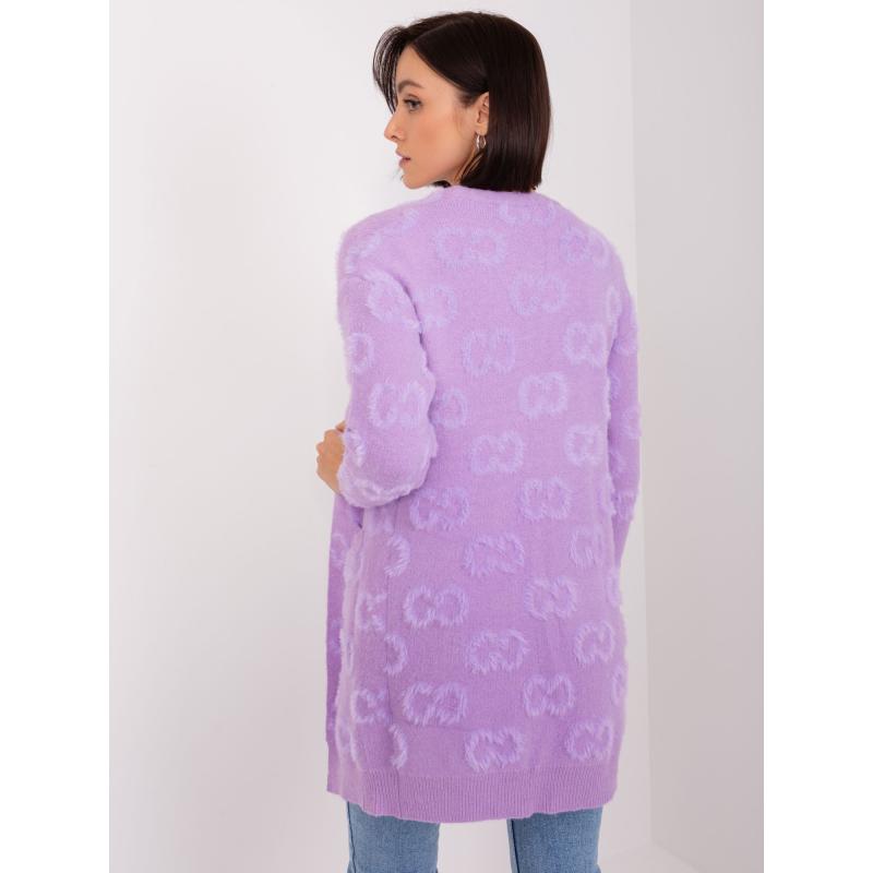Női pulóver zsebekkel ALEBRA lila