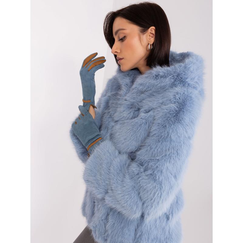 Női kötött kesztyű ALEXIA kék