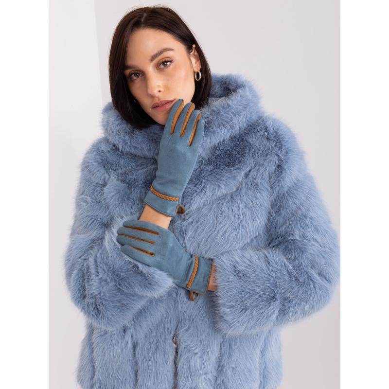 Női kötött kesztyű ALEXIA kék