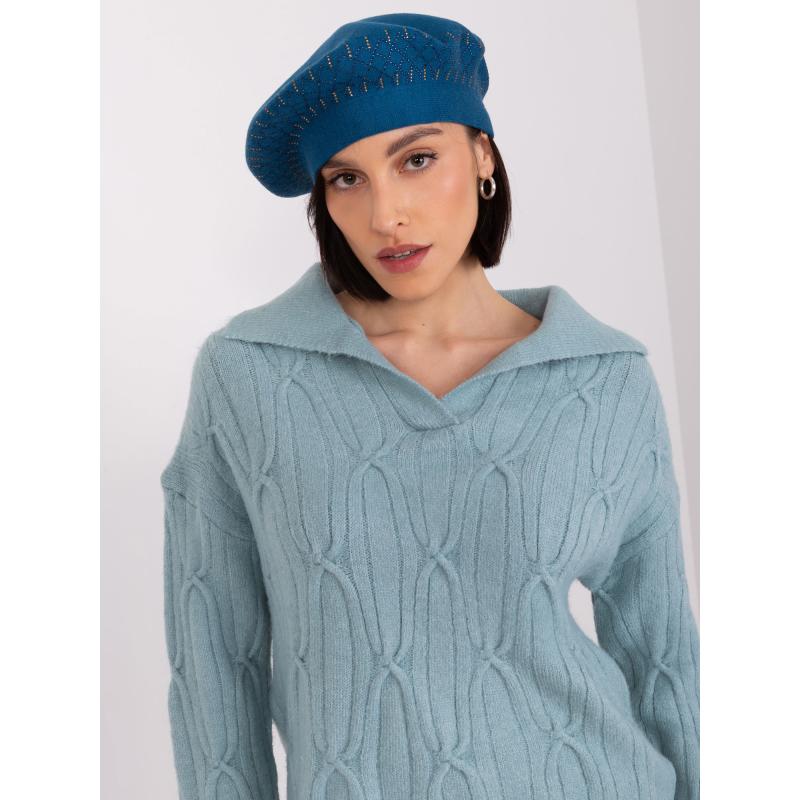 Dámský baret KASHA námořnický modrý