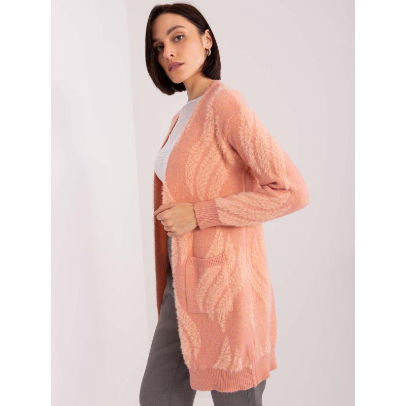 Dámský svetr s kapsami PINNA růžový 