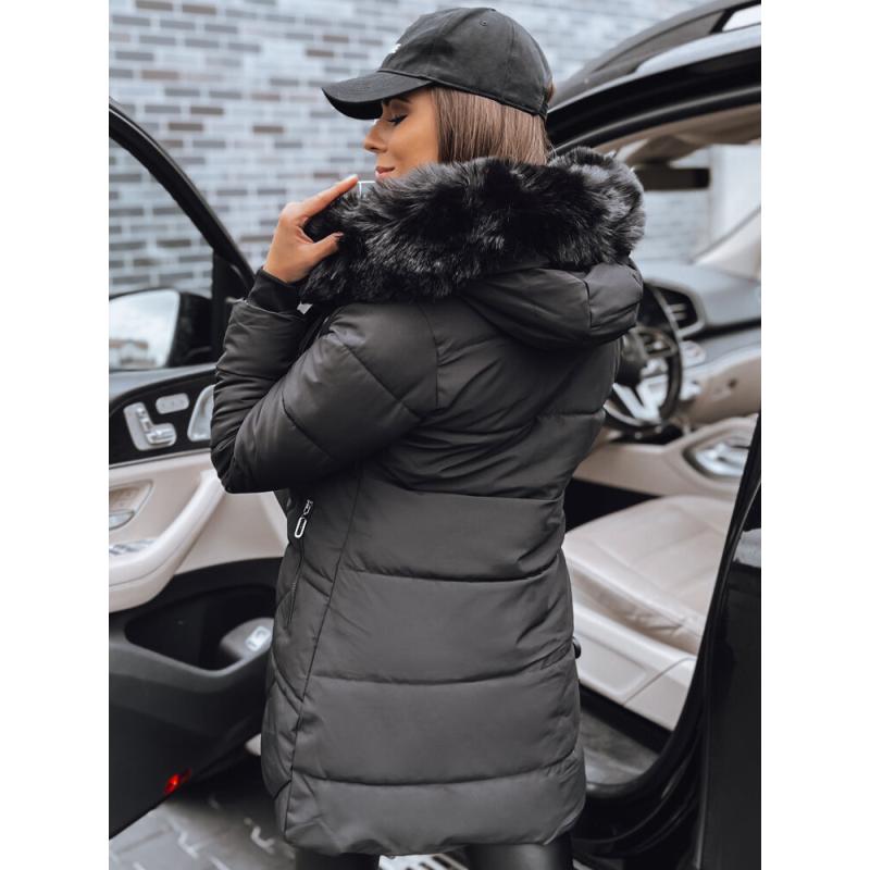 Dámska prešívaná zimná bunda NEXUS čierna