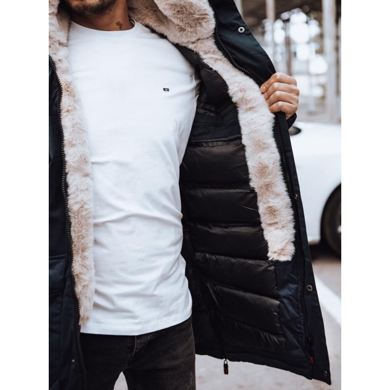 Pánská zimní bunda ORAS tmavě modrá