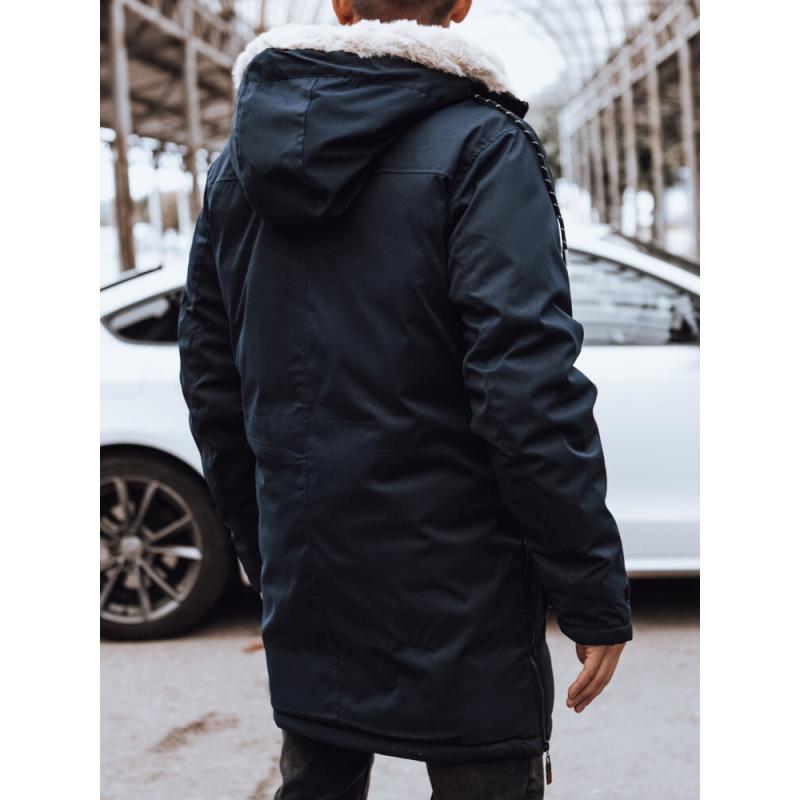 Pánská zimní bunda ORAS tmavě modrá