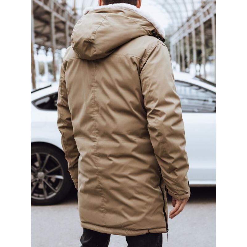 Pánská zimní bunda ORA tmavě béžová