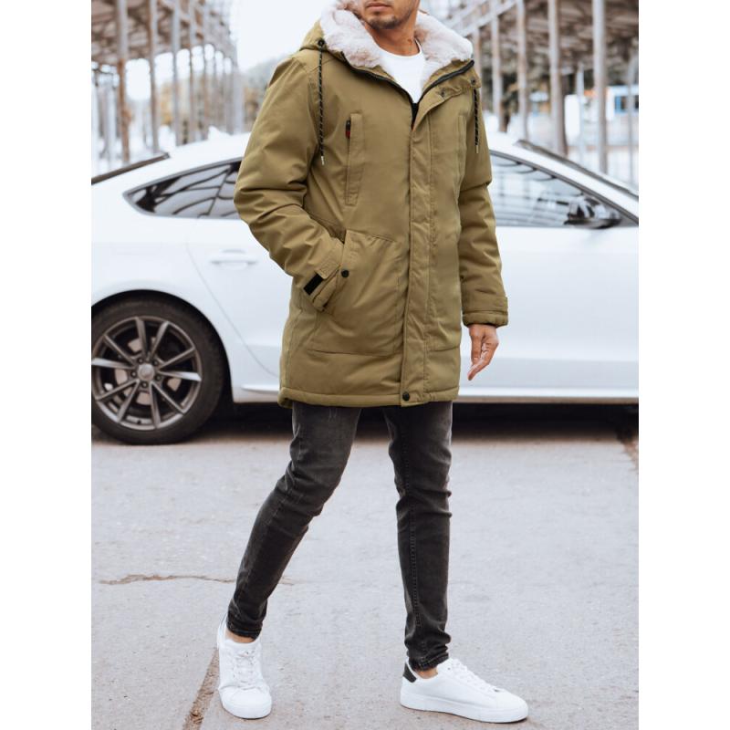 Pánská zimní bunda IMMA tmavě béžová