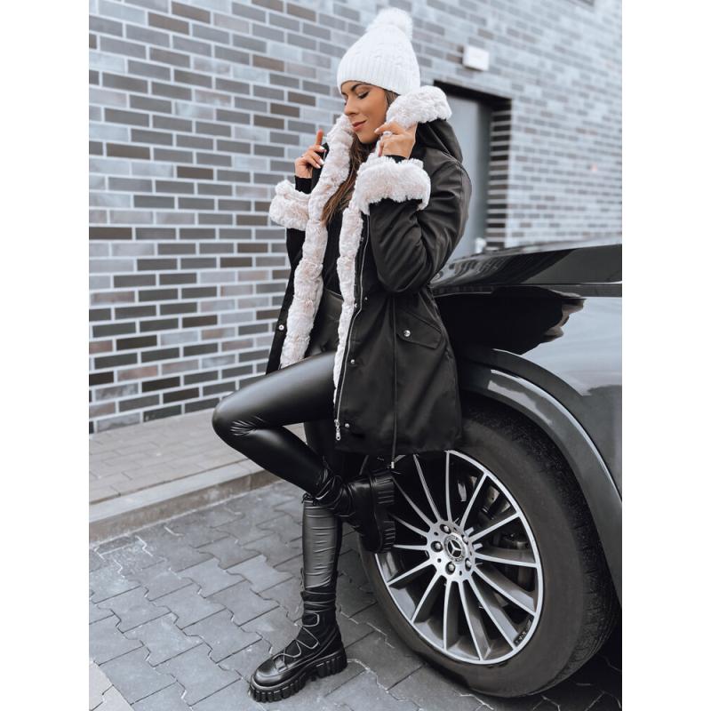 Dámská zimní bunda parka STARBURST černá