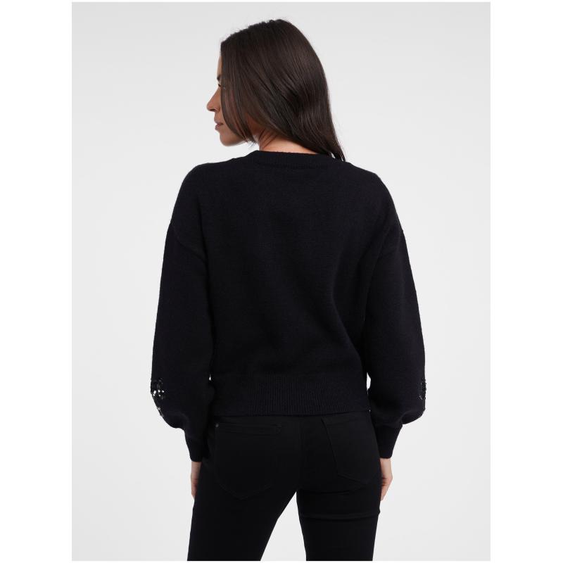 Čierny dámsky sveter