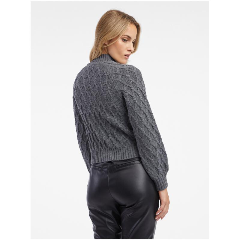 Šedý dámsky sveter