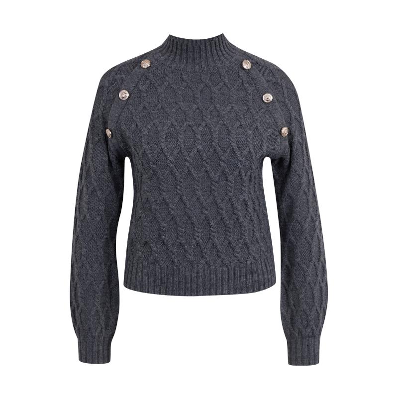 Šedý dámsky sveter