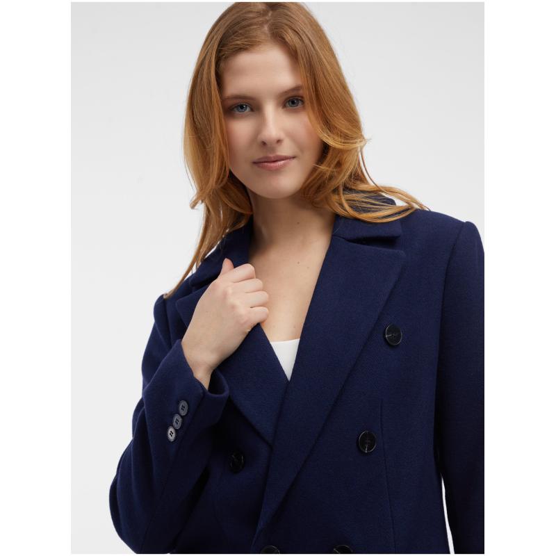 Sötétkék női kabát