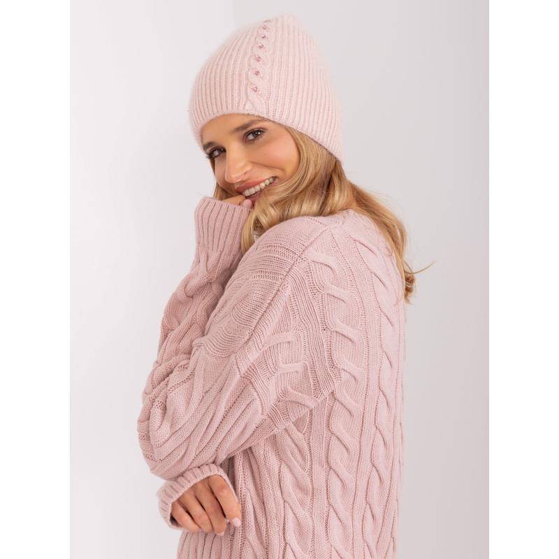 Női sapka cirkóniával SIPEA rózsaszínű