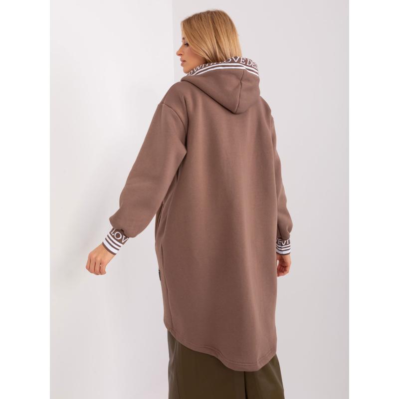 Női zsebes kardigán ADIL barna