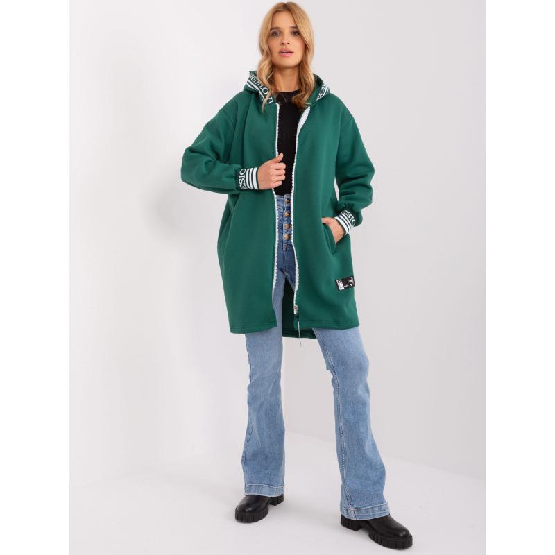 Dámská mikina ADRIA tmavě zelená 